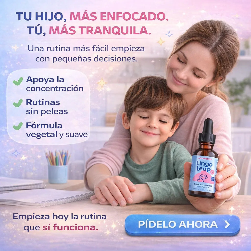 🌿 Suplemento Natural de Atención y Enfoque para Niños 👦🏻
