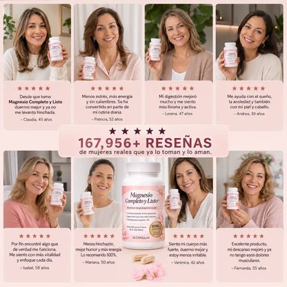 Desinflama tu abdomen y recupera tu energía — Magnesio Completo y Listo™