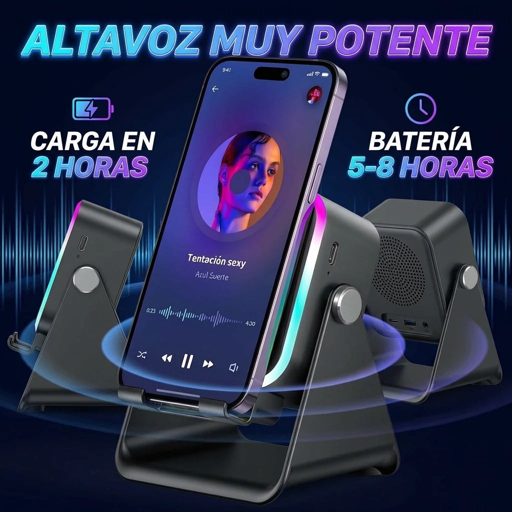 🎧 Escucha música brutal mientras tu celular se carga sin cables