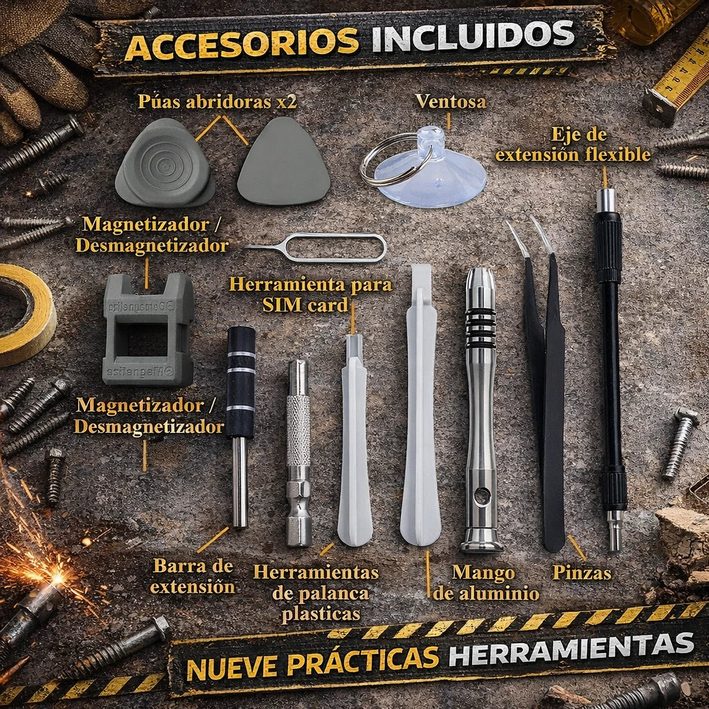💥 El kit que reemplaza cajas enteras de herramientas en segundos