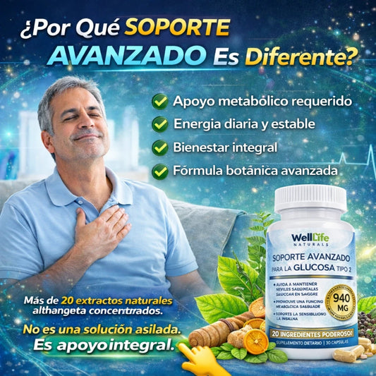 💥¿Diabetes tipo 2? Apoye su glucosa de forma natural desde hoy