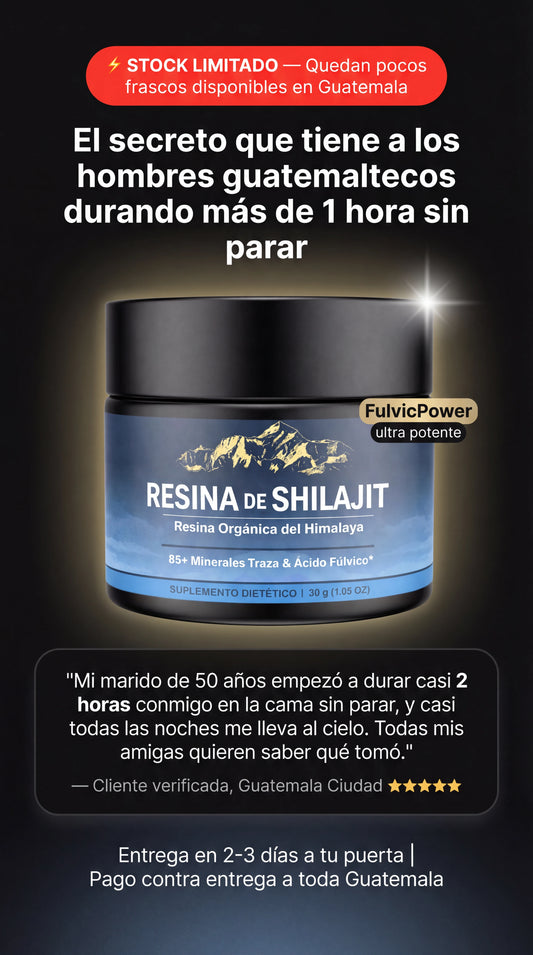 RESINA DE SHILAJIT 1