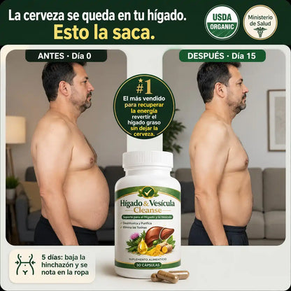 Tu hígado saturado está detrás de todo lo que sentís