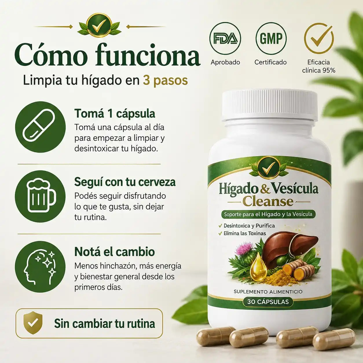 Tu hígado saturado está detrás de todo lo que sentís