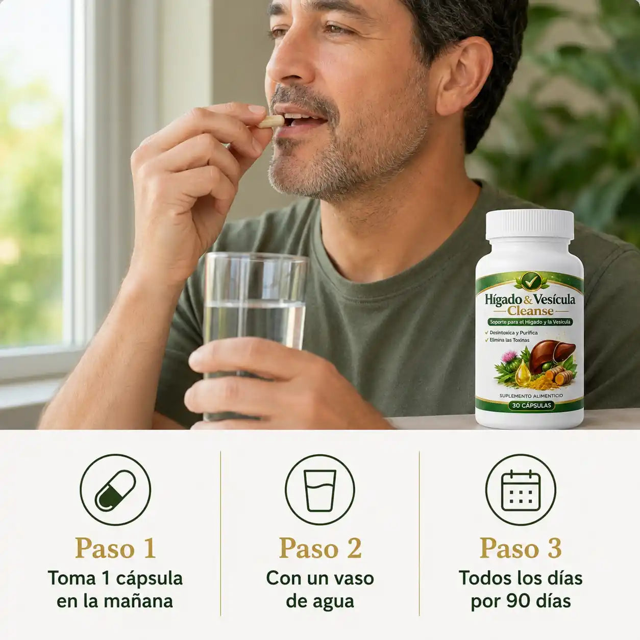 Despierta sin boca amarga y recupera tu energía — Hígado & Vesícula Cleanse™