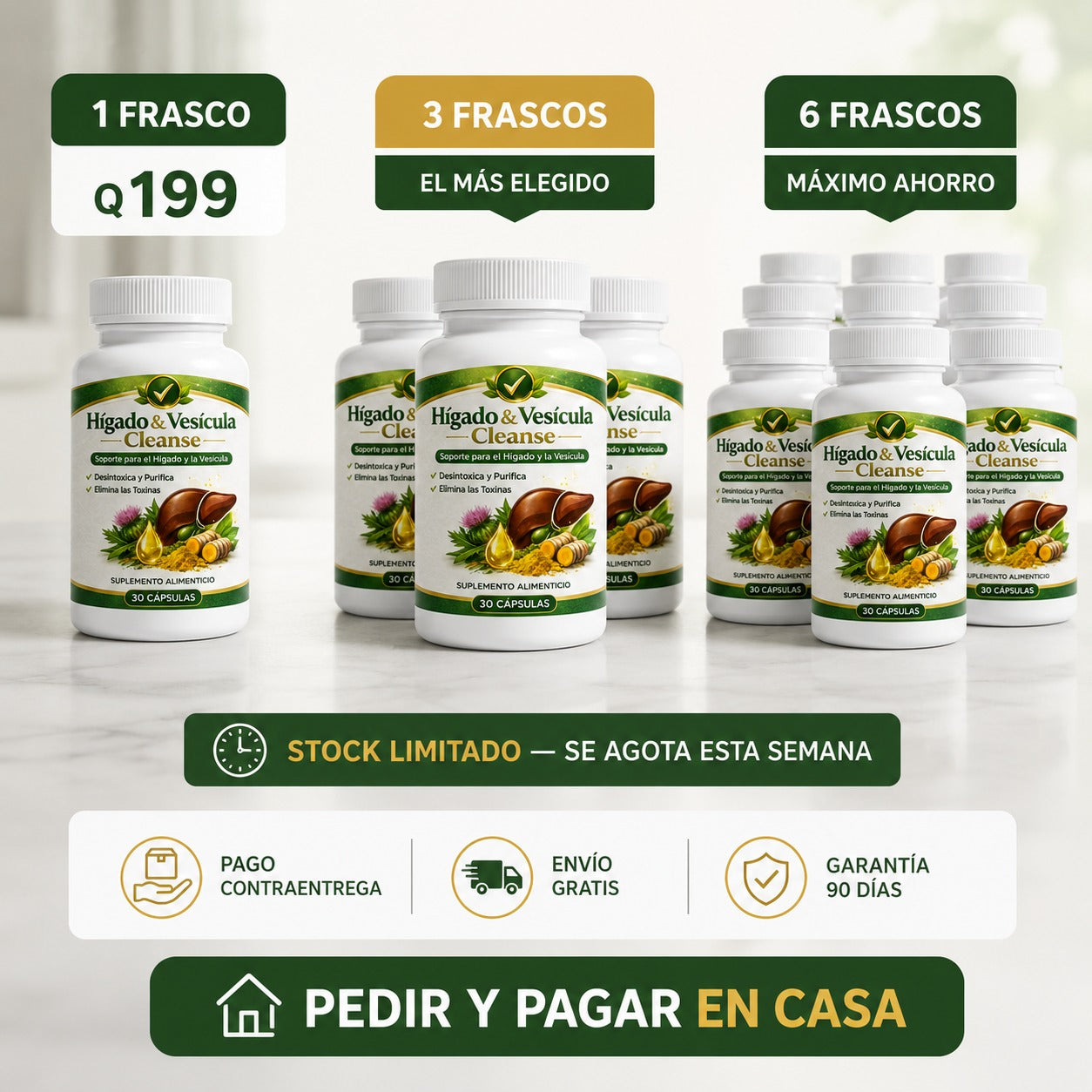 Despierta sin boca amarga y recupera tu energía — Hígado & Vesícula Cleanse™