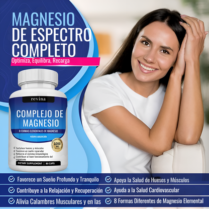 Recupera la calma, la fuerza y el sueño con Magnesio Complex