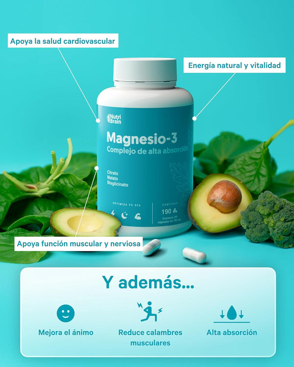 Magnesio para Energía y Sueño