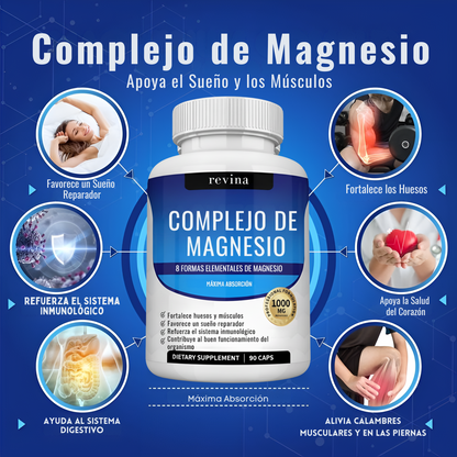 Recupera la calma, la fuerza y el sueño con Magnesio Complex