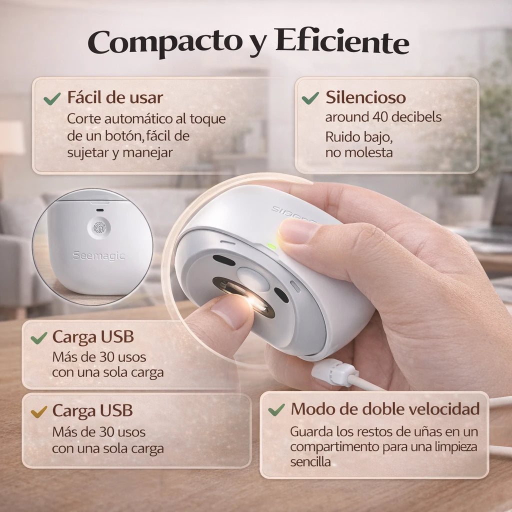 “Uñas perfectas sin riesgo, sin esfuerzo y en segundos”💅